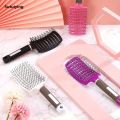 Sutuiying 2pcs Hair Styling Comb Set - Detangling Scalp Massage Brushes Large Curved Design for Quick Drying Suitable for All Hair Types. 