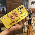 Waterproof Anti-dust Phone Case For OPPO A56 5G Phone Holder Dirt-resistant cell phone case ring Cartoon Lanyard Durable. 