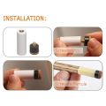 12 Sets 12MM Billiard Pool Cue Tips with Pool Cue Ferrule for Snooker. 