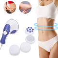 Electric Vibration Body Slimming Massager | Full-Body Relaxation & Toning | Multi-Function Handheld Massager with 4 Heads | Portable Rechargeable Relaxation Machine. 