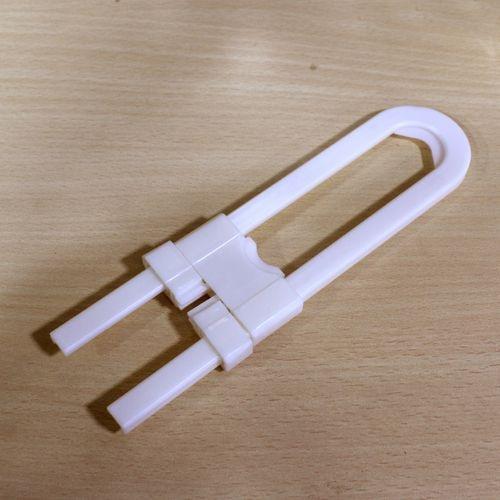 KidzCo%20Babycare%20%20White%20Baby%20Safety%20Sliding%20Lock%20-%20Image%203