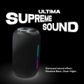 Ultima Marvel 16W RMS Bluetooth Speaker with Ultima Supreme Sound | 12Hours Playtime | 50MM Driver Size | Surround Sound | Dynamic RGB LED Lights | IPX5 Rated speaker. 