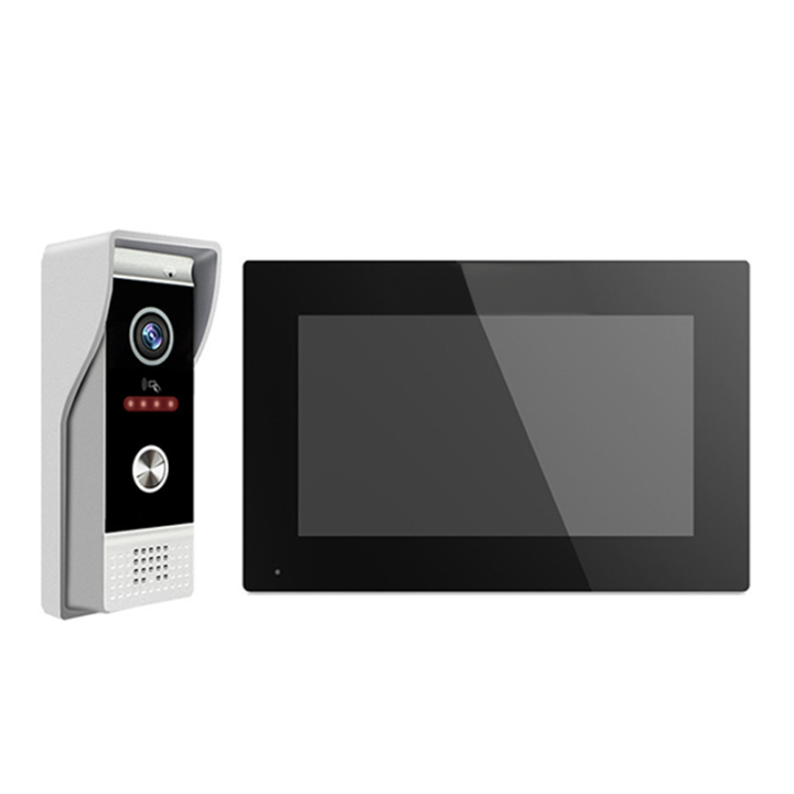 House Intercom Plug In Wired Video Doorbell Apartment Intercom 7in Full Touch Monitor System ...