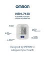 Omron HEM 7120 Fully Automatic Digital Blood Pressure Monitor With Intellisense Technology For Most Accurate Measurement - Arm Circumference (22-32Cm). 