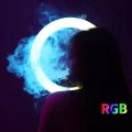 MJ18 45cm RGB LED Ring Fill Light Includes 3 Phone Holders Remote And 7 Ft. Stand. 