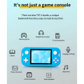 3.5Inch Retro Game Console 8G 6800 Games Portable Game Console Blue. 