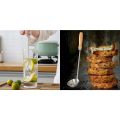 NAMUNY Long Handle Stainless Steel Tea Coffee Spoon with Stainless Steel Kitchen Cake Making Mold. 