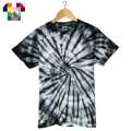 Green/Black Round Neck 100% Tie Dye T-Shirt For Men. 