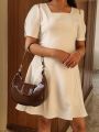 Ampersand Women’s Glossy PU Leather Saddle Bag with Dual Straps & Zipper Closure – Style 7702 bag for women. 
