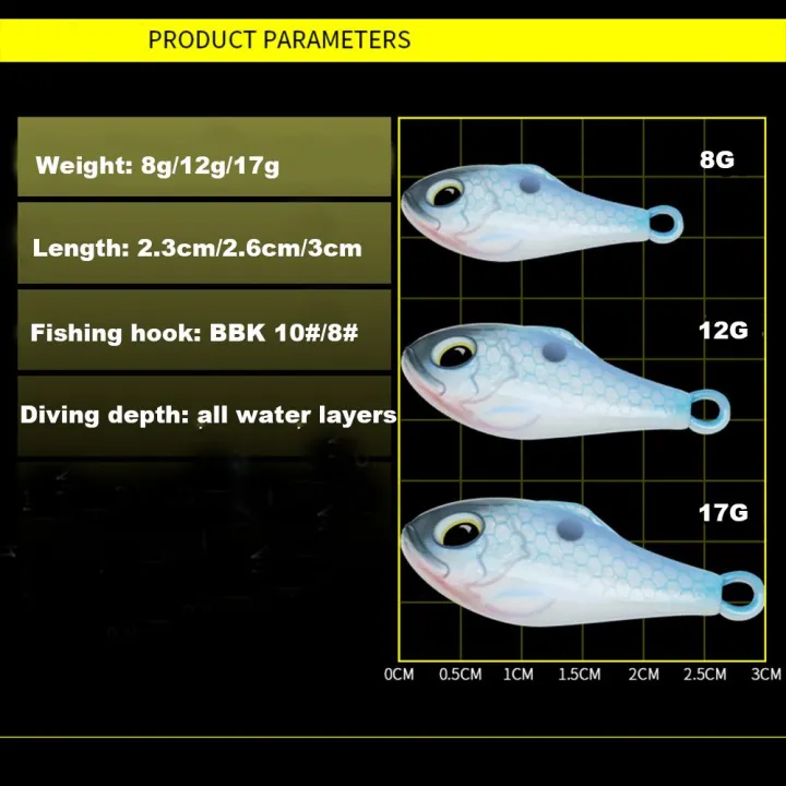 Sinking%208g%2012g%2017g%20Spoon%20Metal%20Rotate%20Sequin%20Wobblers%20Crankbaits%20Treble%20Hook%20Metal%20Fishing%20Bait%20VIB%20Lure%20-%20Image%203