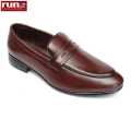 Run Shoes  Coffee Color Leather Party Wear / Formal Shoe For Men (2258). 