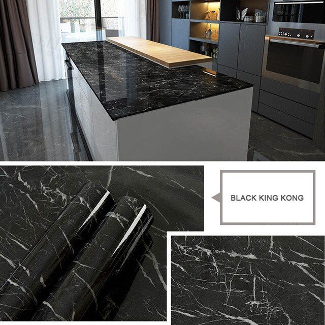 60cm%20x%203m%20DIY%20Waterproof%20PVC%20Imitation%20Marble%20Sticker%20Removable%20Table%20Wallpaper%20Self-adhesive%20Home%20Decoration%20Accessories%20-%20Image%202