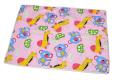 Newborn Baby Waterproof Bed Protector Sheet: Cotton Plastic, Multicolor. 