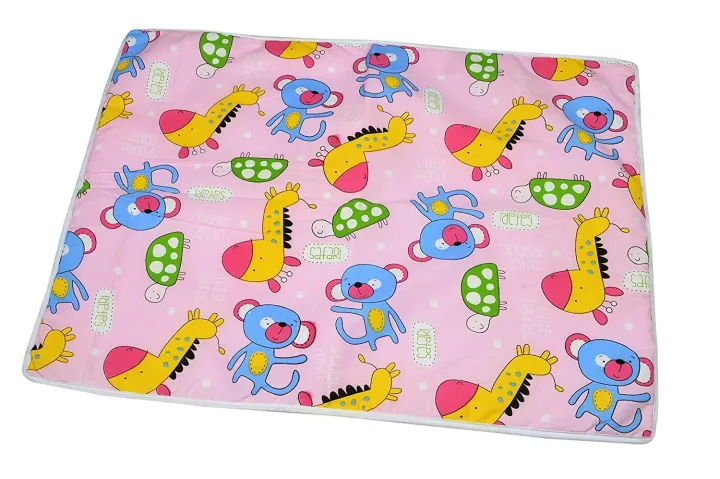 Newborn%20Baby%20Waterproof%20Bed%20Protector%20Sheet:%20Cotton%20Plastic,%20Multicolor%20-%20Image%205