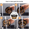 NAMUNY 4x Reusable Coffee Filter, Basket Coffee Filters 8-12 Cup Replacement Coffee Filter with Stainless Steel Mesh Bottom. 