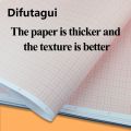 Difutagui Portable Standard A4/A3/A2 Calculation/Graph/Logarithmic/Coordinate Orange Grid Paper K-line Drawing Paper Student Manuscript Drafting. 