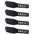 2 Pairs Bike Pedal Straps Adjustable Length Universal Pedal Straps for Exercise Cycle Home or Gym. 