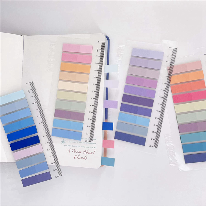 2400%20Pcs%20Sticky%20Index%20Tabs,%204%20Sheets%20Morandi%20Strip%20Index%20Tabs,%20Writable%20Page%20Sticky%20Notes%20with%20Ruler%20for%20Page%20Marking%20-%20Image%207