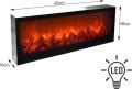 LED Wall Fireplace Table Fireplace Electric Fireplace with Realistic Flame Simulation Fireplace Fire Simulation. 