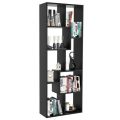8 Shelves Modern Simple Book Shelf with Storage Display Rack Open Bookcase Showcase Stand (Black-172 x 24 x 80 cm). 