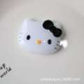 DIY Resin Accessories Charming Eye Black KT Cat Head Phone Case Beauty Decoration Storage Box Patch Material. 