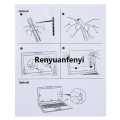 Renyuan Privacy Screen Protector For Laptop 14 15.6 13inch Notebook PC Computer High Quality Anti-spy Filter Waterproof Matte Film Anti-peep Clip-on. 