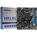 Esonic H81 JEL Motherboard for Intel 4th Gen Processor. 