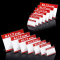 1Pc Portable Acrylic Clear Desktop Sign Labels Display Holder Price Name Card Tag Stand Rack. 