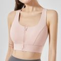Portable Front Zipper Sports Bra Shock-proof Sports Underwear High Impact Yoga Bra Quick Dry running vest Fitness Yoga Bra Top For Wome. 