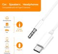 USB C to 3.5mm Audio Aux Cable,. 