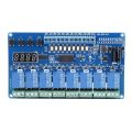4 Digit LED DC 8 -36V 8 Channel Multifunction Relay Control Module with Power Indicator Relay Suction Indicator. 