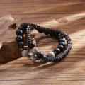 Black Black agate bracelet eye Magnetic bracelet Magnetic Agate for Health Fashion accessory Meditation. 