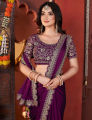 Embroidered Banarasi Pure Silk, Art Silk Saree For Women. 