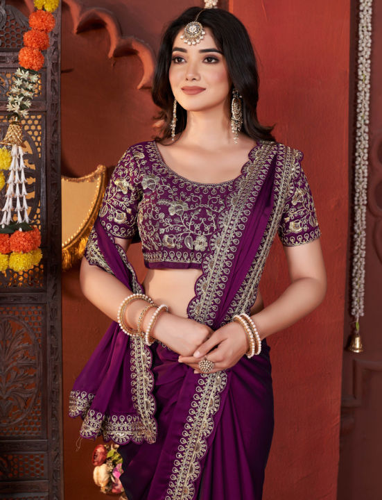 Embroidered%20Banarasi%20Pure%20Silk,%20Art%20Silk%20Saree%20For%20Women%20-%20Image%205