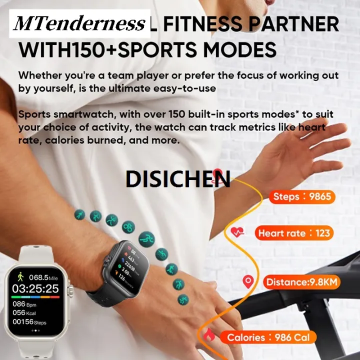 DISICHEN%20MTenderness%20Watch%20Smart%20Track%20GPS%20Bluetooth%20Sport%20+%201000mAh%20Men's%20SE%20Watch%20Smart%20Ultra2%20Women's%20AMOLED%20Heart%20Rate%20100%20Call%20Waterproof%20Apple%20Portable%20-%20Image%205