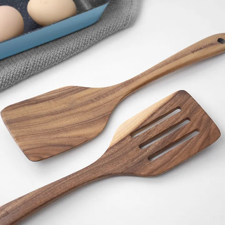 NAMUNY%20Teak%20Solid%20Wood%20Spatula%20Special%20Cooking%20Spatula%20for%20Non-Stick%20Pan%20Frying%20Spatula%20Slotted%20Spatula%20Kitchen%20Spatula%20-%20Image%204