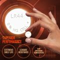 LR44, AG13, SR44, 357, 303, Premium Alkaline Non Rechargeable Button 1.5 Volt Small Batteries for Watches Clocks & Electronic Devices- Pack of 5 Pcs. 