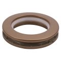 NAMUNY 50 Pack Curtain Grommet, Inner Diameter 43mm Curtain Eyelet Rings Nanoscale Low Noise Roman Ring (Coffee). 
