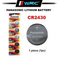 CR2430 3V Lithium Battery CR 2430(1pcs). 