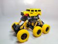 Remote Control Offroad 6 Wheel Metal Body Roof Vehicle With 6 X Suspension. 