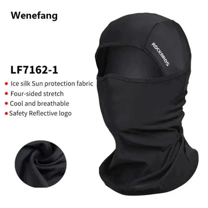 Wenefang%20%E3%80%90AmbitionmA%E3%80%91ROCKBROS%20Women%20Men's%20Balaclava%20Sun%20Protection%20Electric%20Bicycle%20Motorcycle%20Full%20Face%20Mask%20Ice%20Silk%20Headgear%20Cycling%20Spring%20Summer%20-%20Image%204