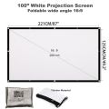 100" Folding Projector Screen. 