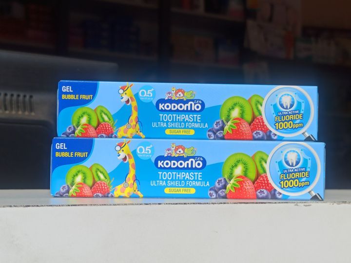 Kodomo%20Baby%20Toothpaste%20Bubble%20Fruit%20Gel%2040g%20(Pack%20Of%202)%20-%20Image%203