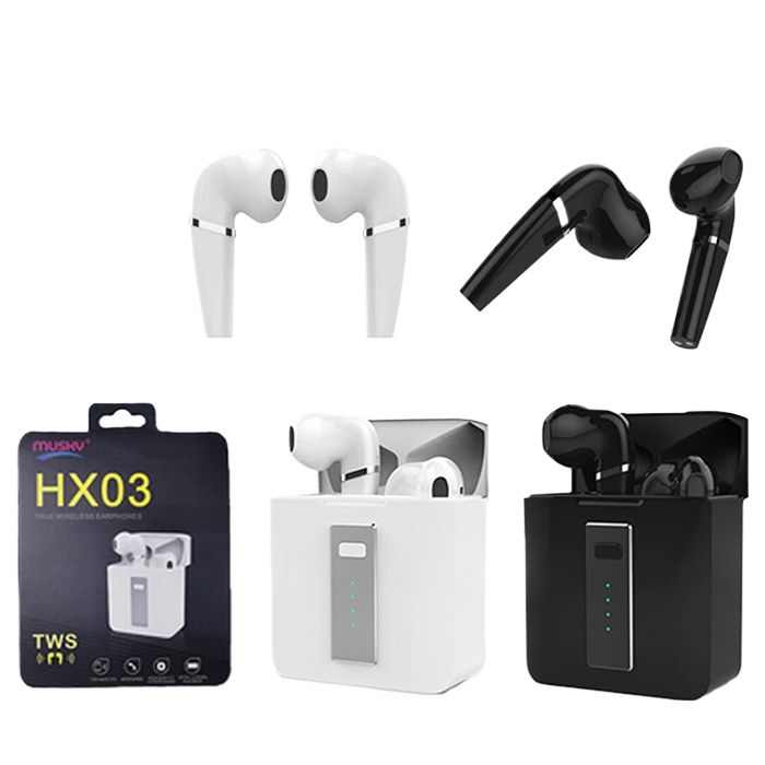 Musky HX03 Bluetooth 5.0 Earbuds TWS Wireless Earpods Headset Earphone Daraz .np