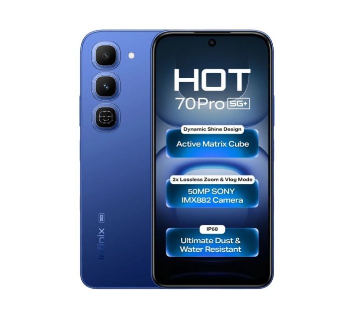 Infinix%20Hot%2070%20Pro%20(8+128)%206.76-inch%20IPS%20LCD,%20MediaTek%20Dimensity%207100%20(6%20nm)%205G%20processor%20,6,000mAh%20battery%20-%20Image%205