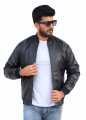 Men Fashion Clothing Highest Quality Faux PU Leather Jacket Winter Jackets and Coat. 