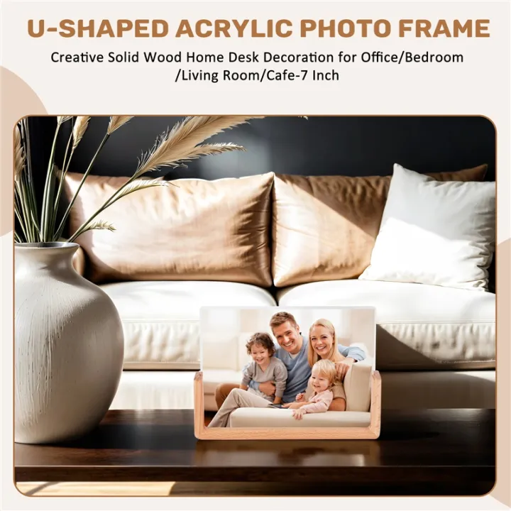 U-Shaped%20Acrylic%20Photo%20Frame%20Solid%20Wood%20Home%20Desk%20Decoration%20for%20Office/Bedroom/Living%20Room/Cafe%20-%20Image%205