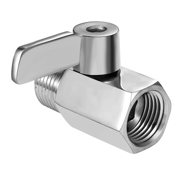 NAMUNY%20Shower%20Shut%20Off%20Valve,%20304%20Stainless%20Steel%20Mini%20Ball%20Valve%20NPT%20Thread(1/2Inch%20Male%20x%201/2Inch%20Female),1%20Pack%20-%20Image%203