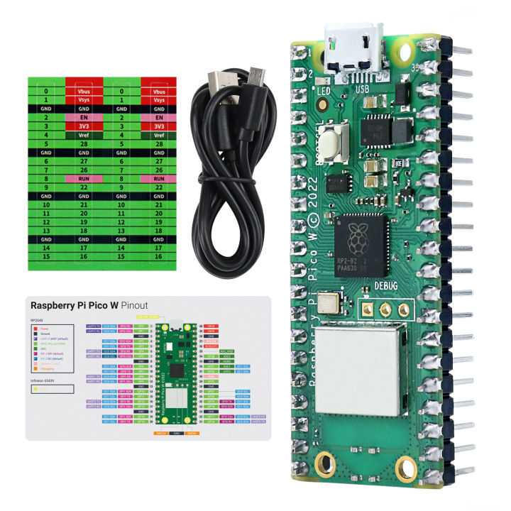 Freenove Raspberry Pi Pico (W), Dual-core Arm Cortex-M0 ...
