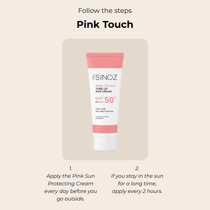 SiNOZ%20Pink%20Touch%20Tone%20Up%20Sunscreen%20Cream%2050%20ml%20%7C%20SPF%2050+%20%7C%20UVA%20UVB%20Very%20High%20Protection%20%7C%20PA++++%20%7C%20with%20Calamine%20-%20Image%202